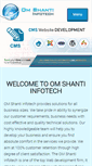 Mobile Screenshot of omshantiinfotech.com